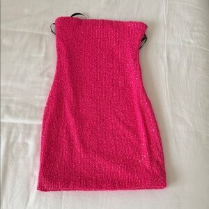 Katie J NYC Pink Sequin Kids Dress